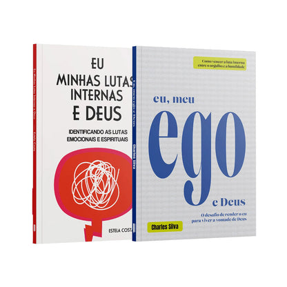 Kit 2 Livros - Eu, minhas renovações e Deus | Eu, Minhas Lutas Internas e Deus + Eu, meu ego e Deus