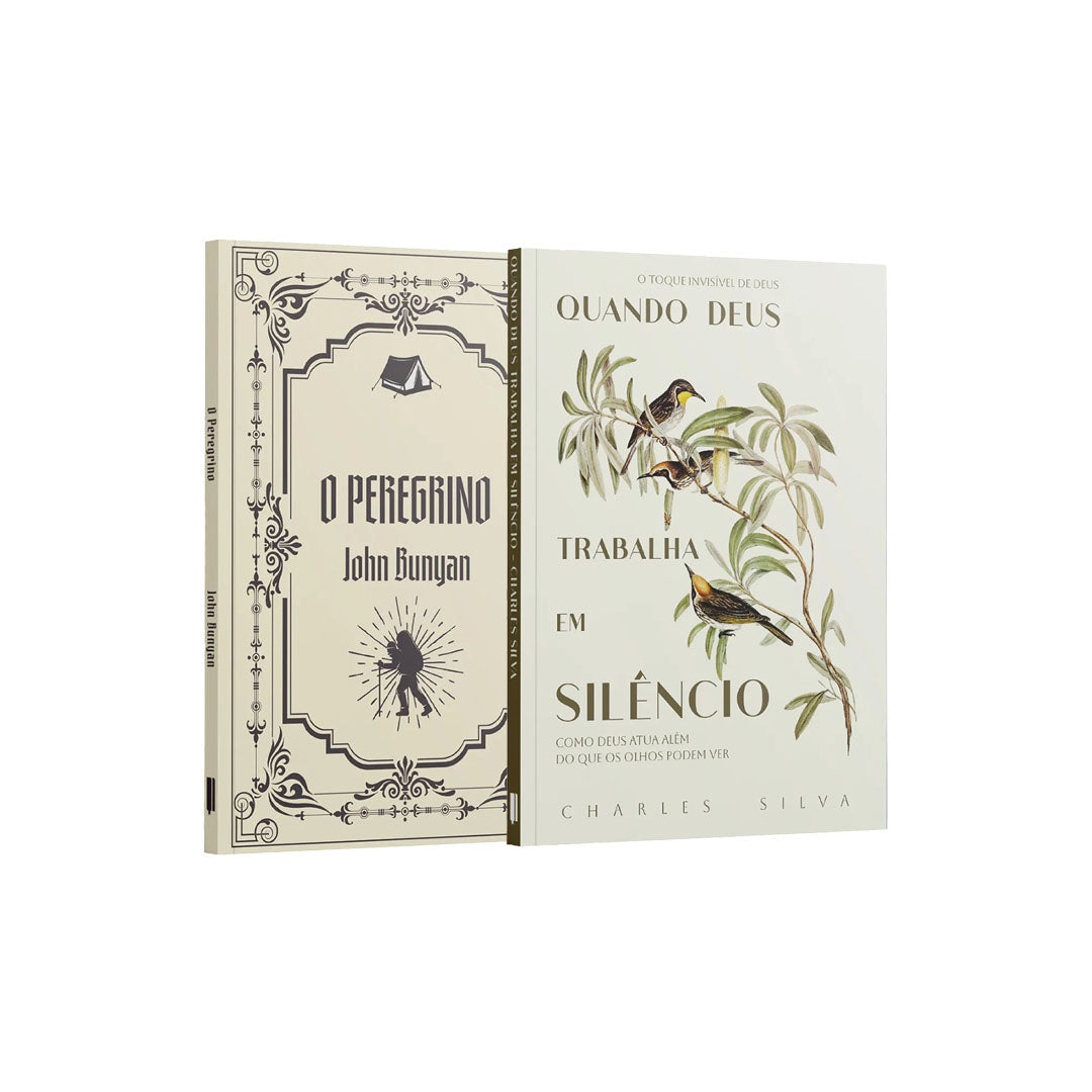 Kit 2 Livros - Fortalecendo a Fé |  O Peregrino + Quando Deus Trabalha em Silêncio