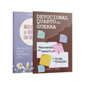 Kit 2 Livros - Fortaleza Espiritual (Devocional Quarto de Guerra + Mulheres de Joelhos em Oração)