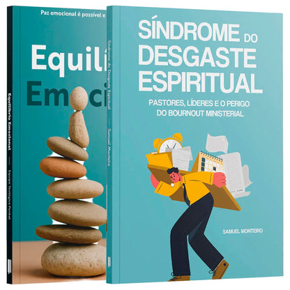 Kit 2 livros Inteligência Espiritual e Emocional | A Síndrome do Desgaste Espiritual + Equilíbrio Emocional