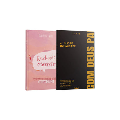 Kit 2 Livros - Intimidade com o Pai | 40 Dias de Intimidade com Deus Pai + Devocional Fortalecendo o Secreto