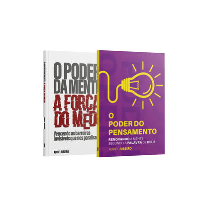 Kit 2 Livros - Mente Blindada | O Poder da Mente - A Força do Medo + O Poder do Pensamento
