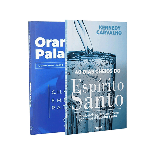 Kit 2 livros | Orando na Presença do Espirito