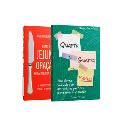 Kit 2 Livros - Planeje, Ore, Jejue e Vença