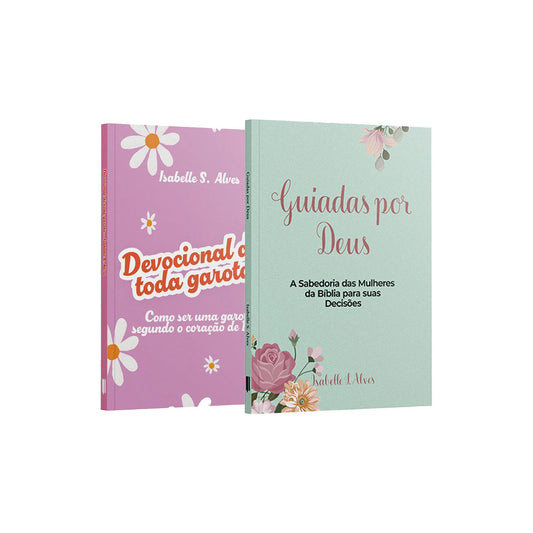Kit 2 Livros -  Plenamente Confiantes - Guiadas por Deus + Devocional de Toda Garota Rosa Claro