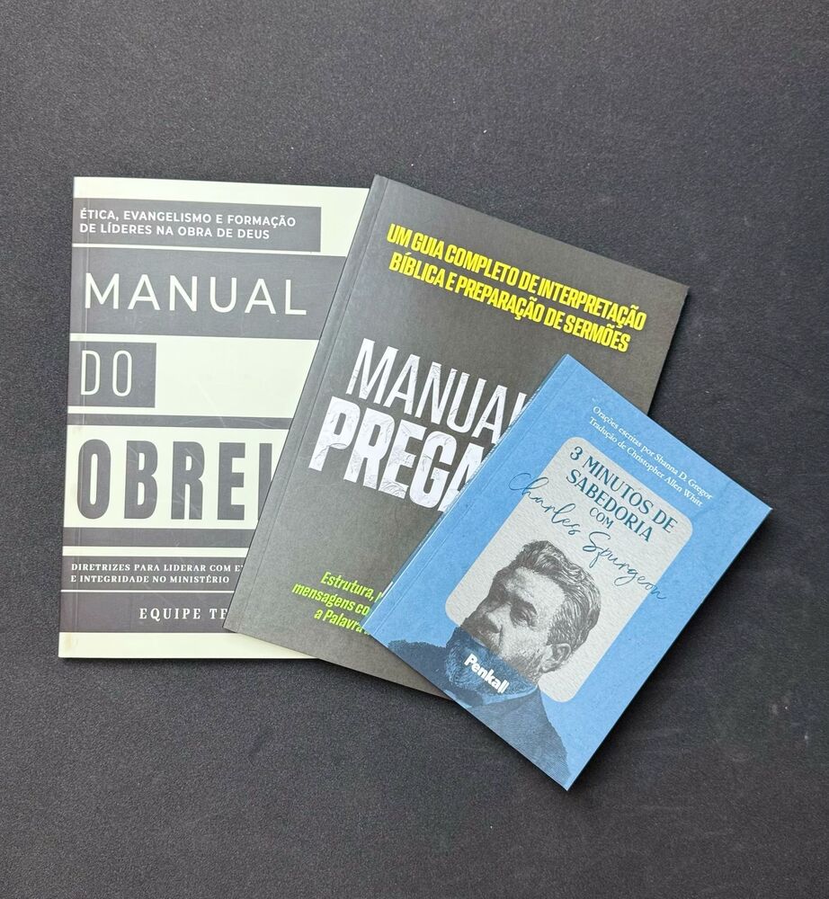 Kit 2 Livros - Preparação Ministerial | Direção para Obreiros e Pregadores + Devocional Spurgeon