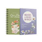 Kit 2 Livros - Promessas para Ela | Diário de Oração - Verde + Mulheres de Joelhos em Oração