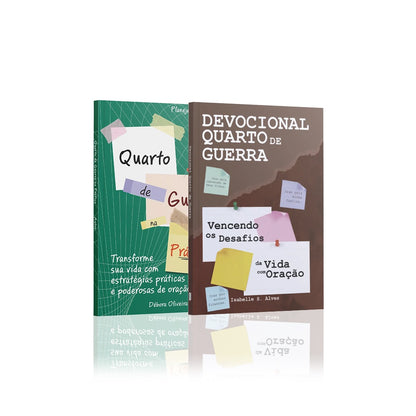 Kit 2 Livros - Quarto Guerra | Planeje, Ore e Vença