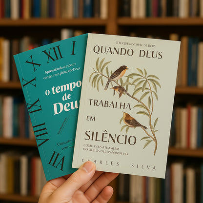 Kit 2 Livros - Tempo de Deus | Quando Deus Trabalha em Silêncio + O tempo de Deus