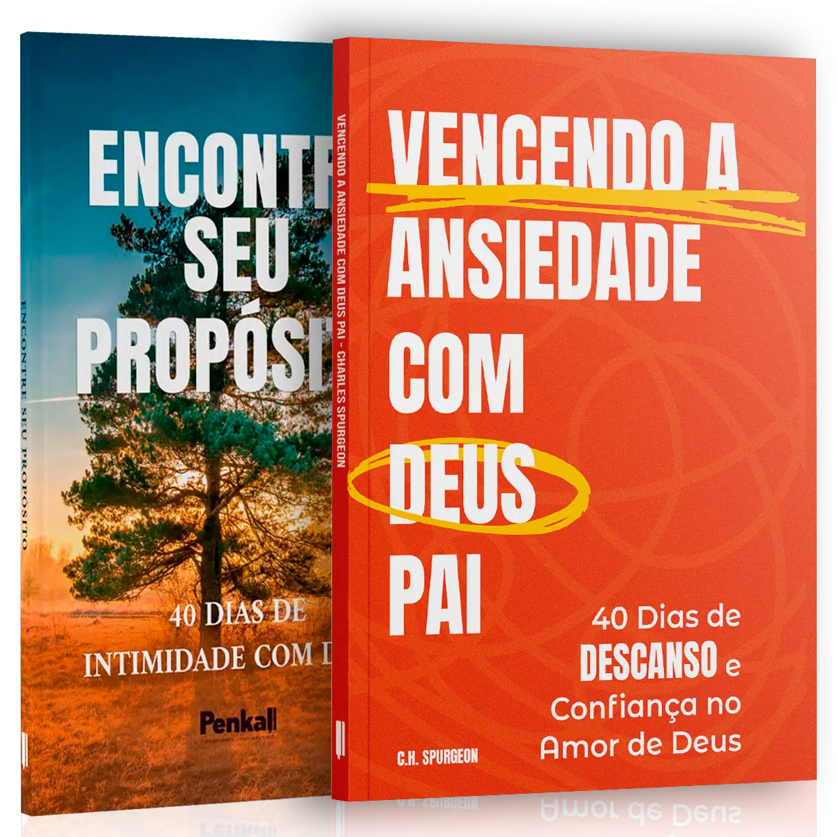 Kit 2 Livros - Vencendo a Ansiedade com Deus Pai: Esperança Renovada em Tempos Difíceis