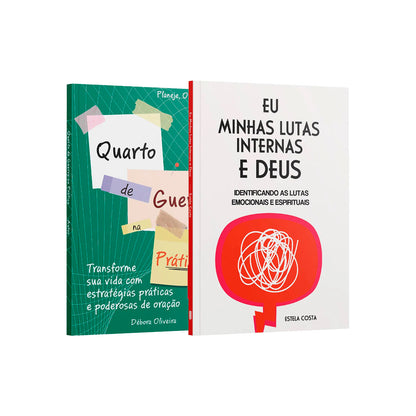 Kit 2 Livros -  Vencendo as Batalhas Internas Através Da Oração