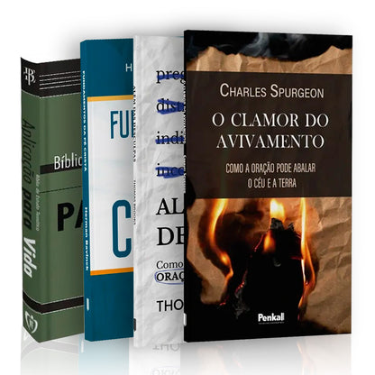 Kit 3 Livros + Bíblia Temática : Rumo à Profundidade Espiritual