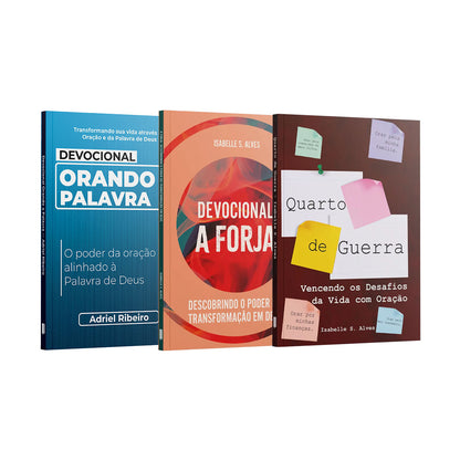 Kit 3 Livros - Corações Forjados em Deus | A Forja + Orando a Palavra + Quarto de Guerra