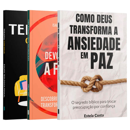 Kit 3 Livros | Devocional Diário para Fortalecer a Fé