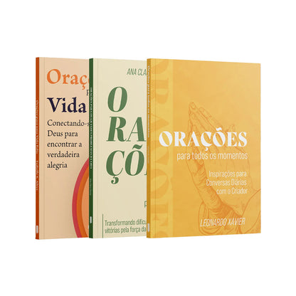 Kit 3 Livros - Orações para Todos Momentos da Vida