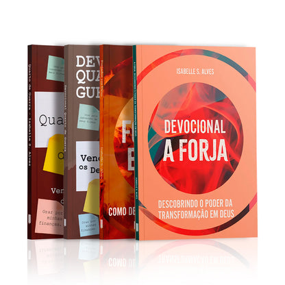 Kit 4 Livros - Forjados Em Deus Em Meio a Guerra