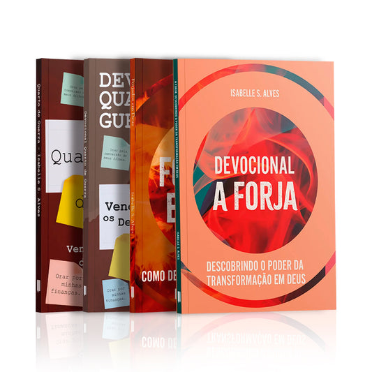 Kit 4 Livros - Forjados Em Deus Em Meio a Guerra