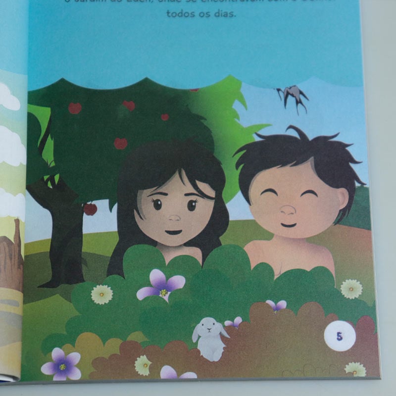 Kit 5 Bíblias Infantil | Bichos na Arca