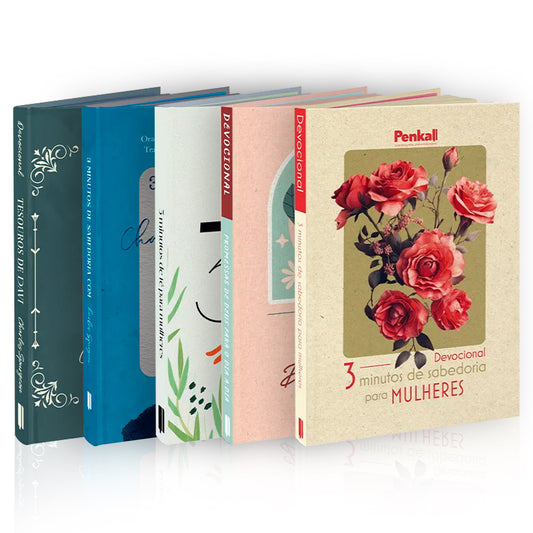 Kit 5 Devocionais - Devocional Promessas de Deus Para o Dia a Dia: Jornada Espiritual Diária
