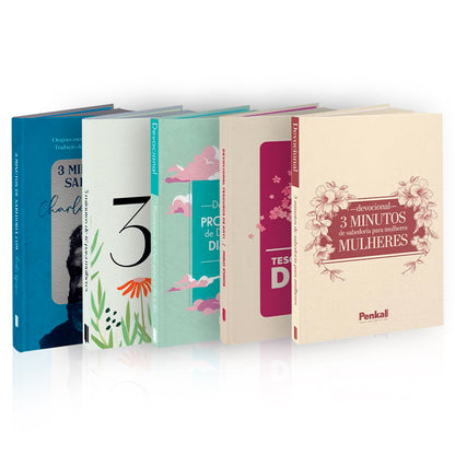 Kit 5 Devocionais - Tesouros de Davi: Inspirações dos Salmos