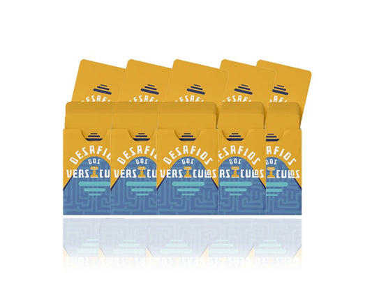 Kit 5 Jogos Bíblicos de Cartas | Desafio dos versículos - Penkal