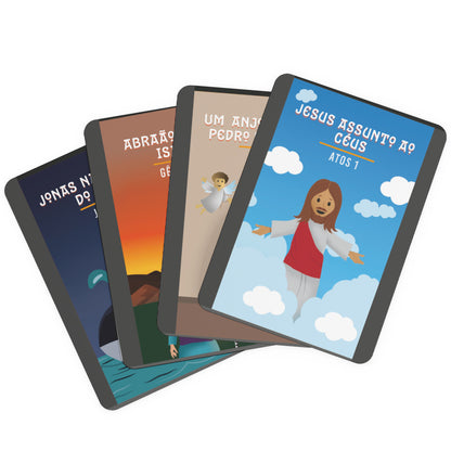 Kit 5 Jogos Bíblicos de Cartas | Famílias da Bíblia - Penkal