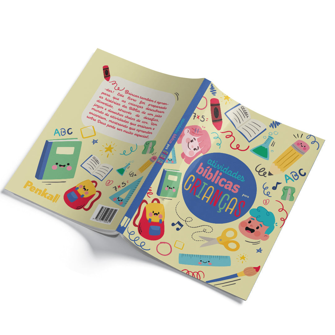 Kit 5 Livros | Atividades Bíblicas para Crianças