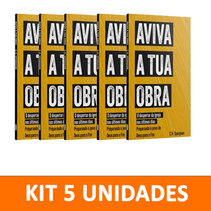 Kit 5 livros - Aviva a tua Obra: O despertar da Igreja nos últimos dias | Charles Spurgeon