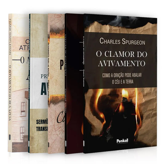 Kit 5 Livros -  Avivamento: Desperte o Fogo Espiritual