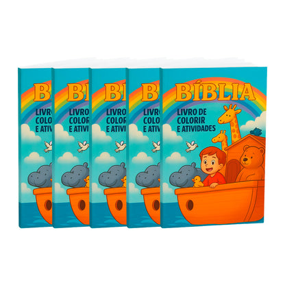 Kit 5 Livros | Bíblia para Colorir
