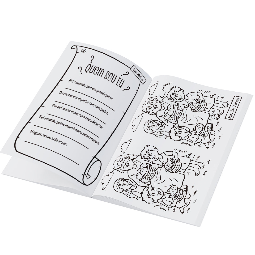 Kit 5 Livros | Bíblia para Colorir