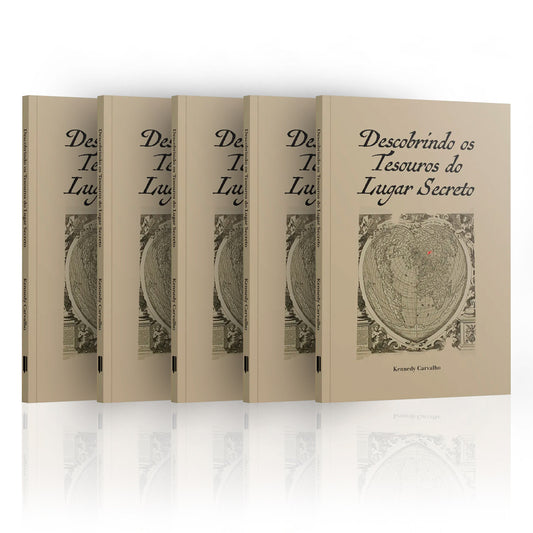 Kit 5 Livros - Descobrindo Tesouros do Lugar Secreto - Kennedy Carvalho