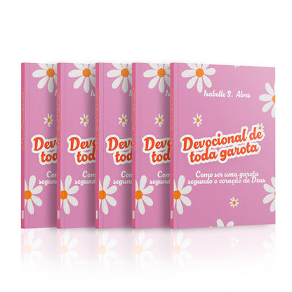 Kit 5 Livros - Devocional de Toda Garota - Rosa Claro