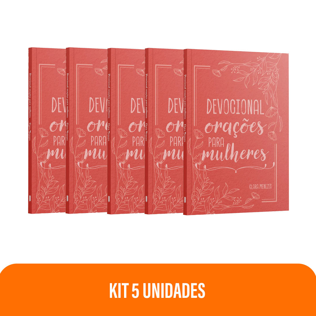 Kit 5 livros - Devocional Orações para Mulheres | Clara Menezes