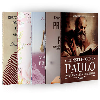 Kit 5 Livros: Espiritual Transformador e essenciais para Fortalecer Sua Fé