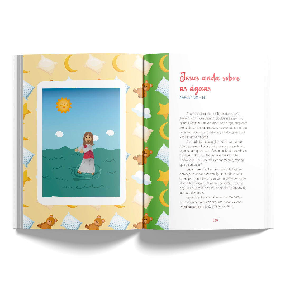 Kit 5 Livros | Histórias Bíblicas para Dormir