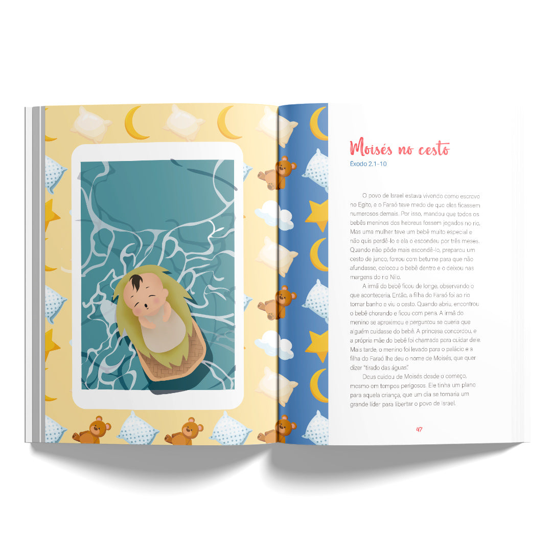Kit 5 Livros | Histórias Bíblicas para Dormir