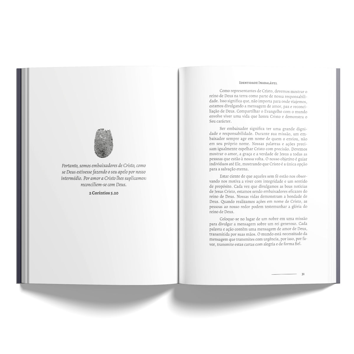 Kit 5 Livros - Identidade Inabalável - Kennedy Carvalho