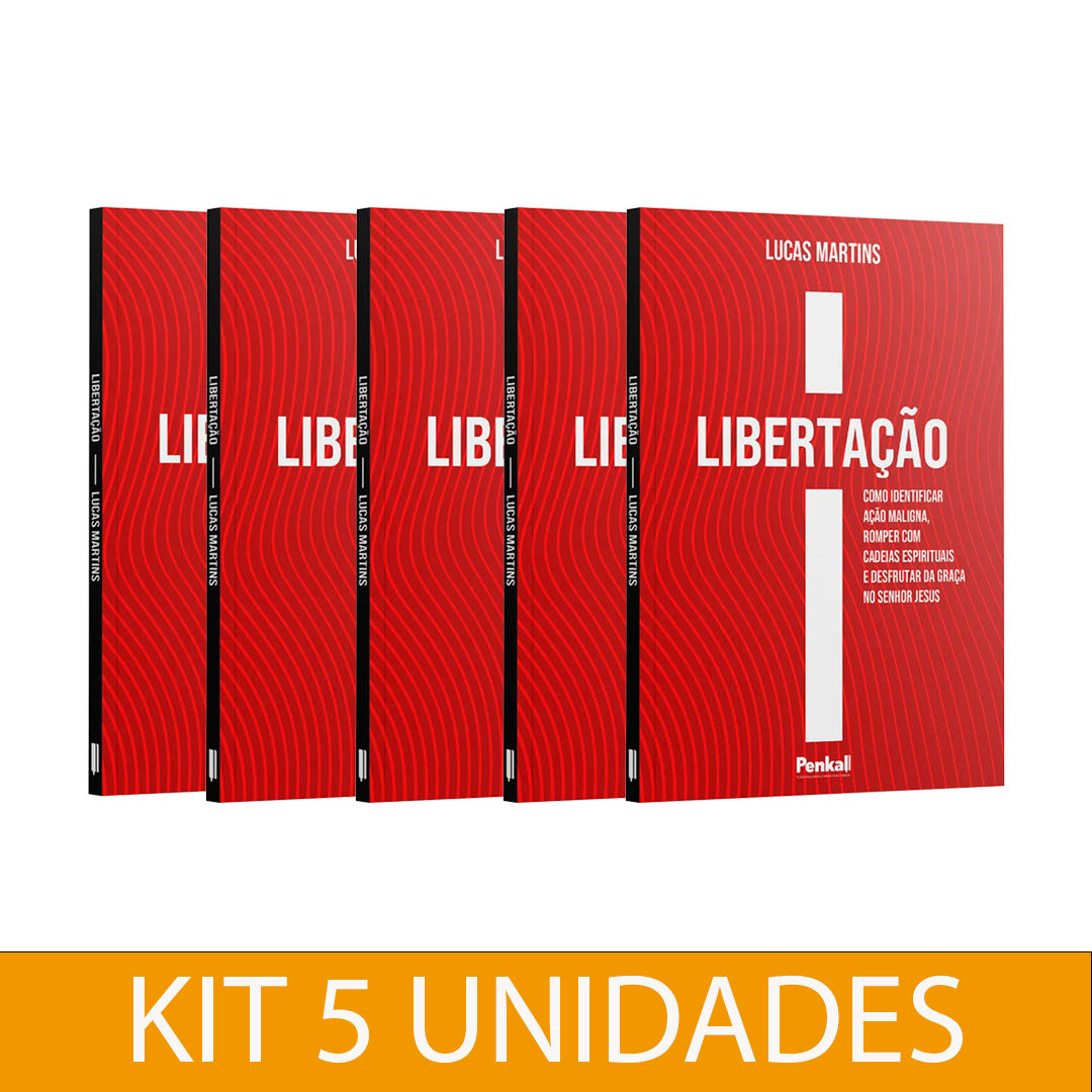 Kit 5 livros - Libertação | Como Identificar Ação Maligna Romper com Cadeias Espirituais e Desfrutar da Graça no Senhor Jesus