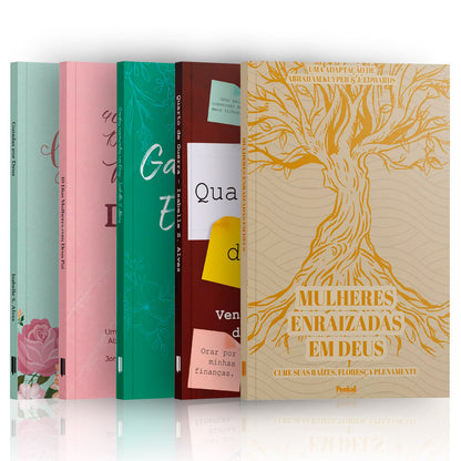 Kit 5 Livros Mulheres Enraizadas - Cure suas Raizes, e viva o Propósito de Deus