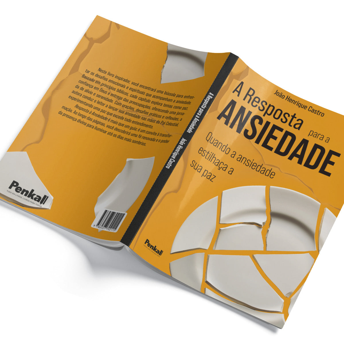 Kit 5 livros - Resposta para a Ansiedade | Quando a Ansiedade Estilhaça a sua Paz - João Henrique Castro