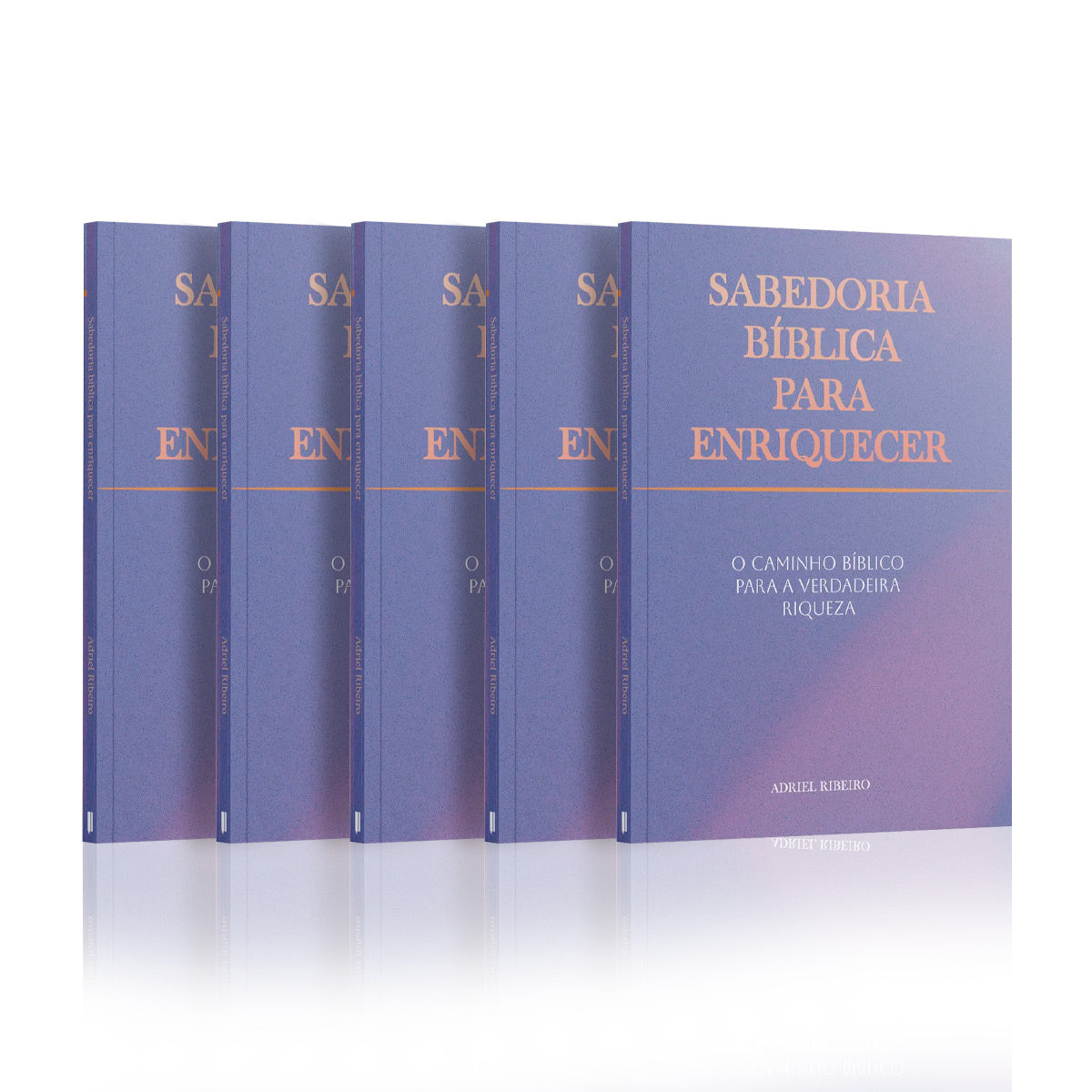 Kit 5 Livros - Sabedoria bíblica para enriquecer: o caminho bíblico para a verdadeira riqueza | Adriel Ribeiro