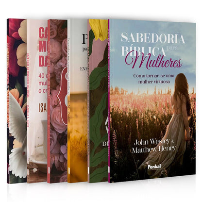 Kit 6 Livros -  Como ser uma Mulher Segundo o coração de Deus