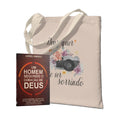Kit Aprendendo a Palavra :Devocional um Homem Segundo o Coração de Deus | Adriel Ribei+ Ecobag Deus Quer Te Ver Sorrindo