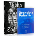 Kit Bíblia RC com Letra Gigante + Orando a Palavra - O Guia Completo para uma Experiência Esp