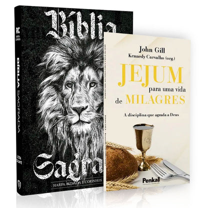 Kit Bíblia Sagrada RC + Jejum Para Uma Vida de Milagres: Transforme Sua Fé e Experimente o Poder de Deus