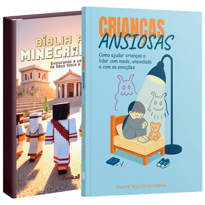 Kit Brincar, Aprender e Crescer com Deus | Jogo Bíblico de Cartas Infantil + Devocional De Toda Criança
