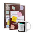 Kit Caminho da Vitória - Caneca Quarto de Guerra + Livro e Devocional Quarto de Guerra