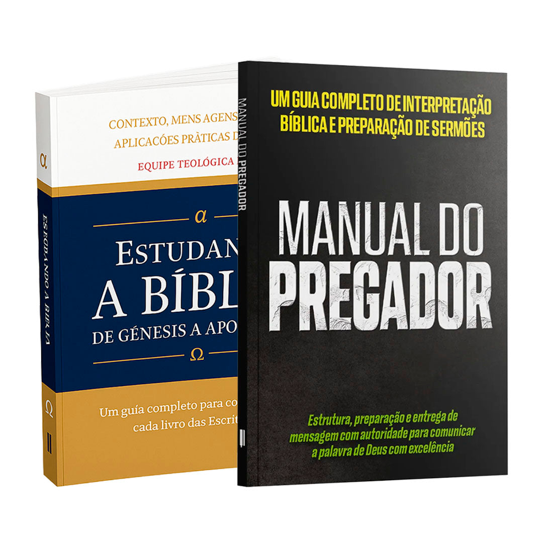 Kit Caminhos da Revelação Eterna | Estudando a Bíblia de Gênesis a Apocalipse + Manual do Pregador