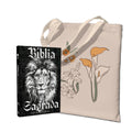 Kit Carregando a Palavra | Ecobag - 3 Flores + Bíblia Gigante | PPM | Preto & Branco